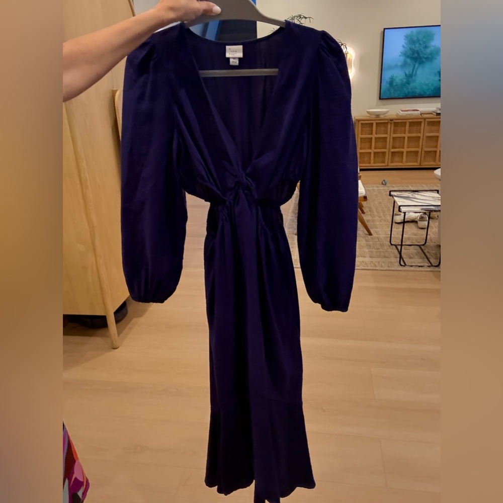Elegant Purple Women's Dress
